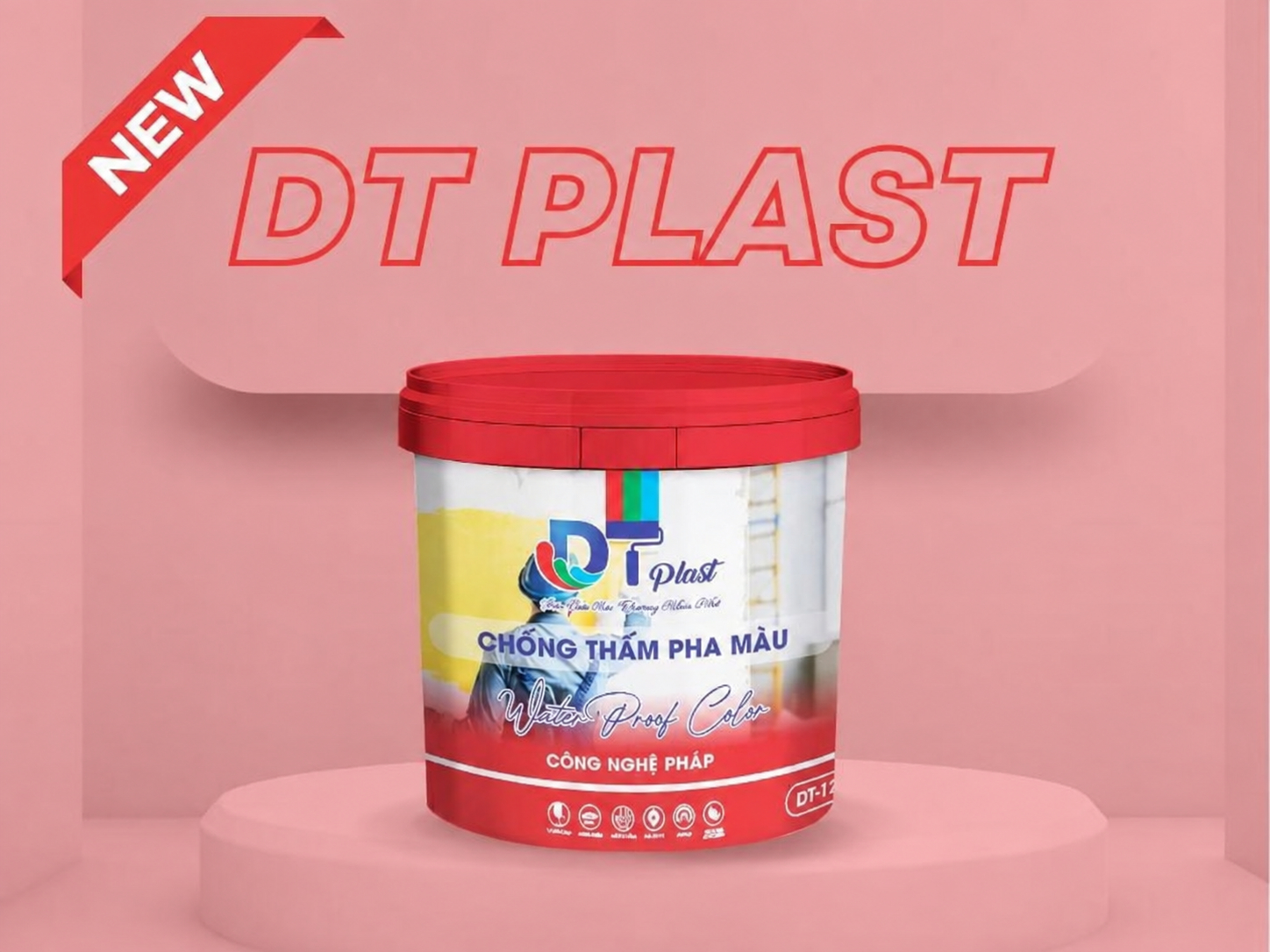 Chống thấm pha màu | DT Plast